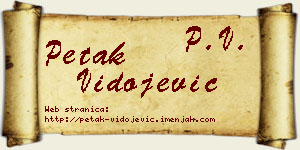 Petak Vidojević vizit kartica
